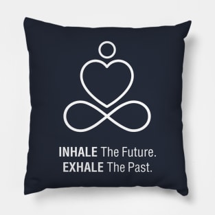 Inhale Exhale Yoga Design Pillow