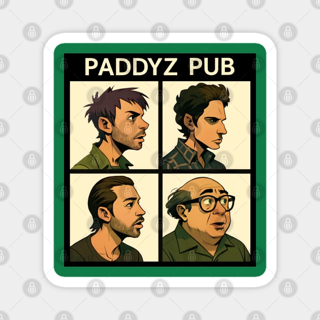 It’s Always Sunny in Philadelphia Parody – Gorillaz Style Magnet by Tv Moments