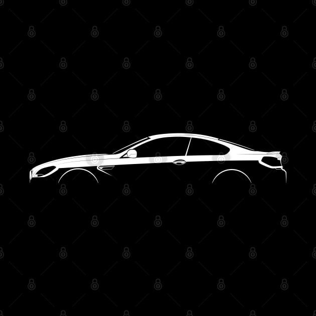 BMW M6 (F13) Silhouette by Car-Silhouettes