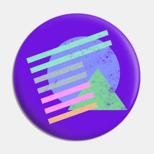 80s Abstract Sun Pin