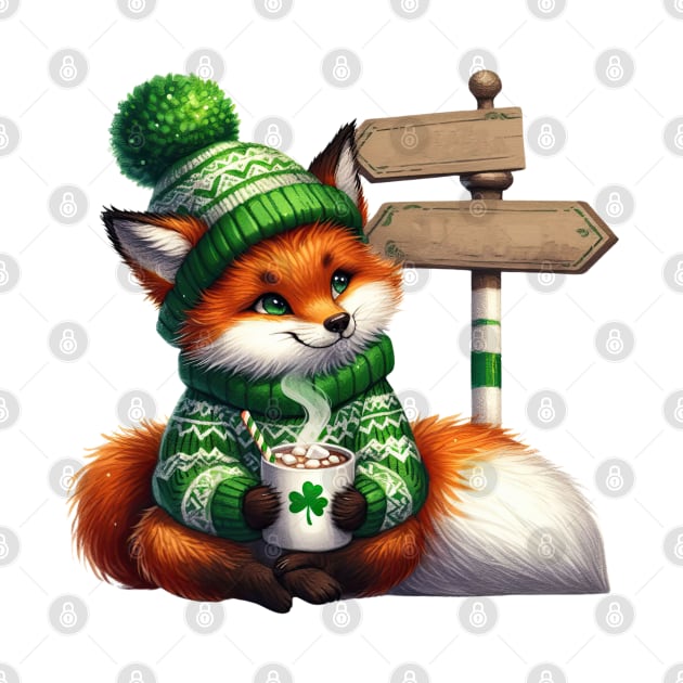 St Patricks Fox by Chromatic Fusion Studio