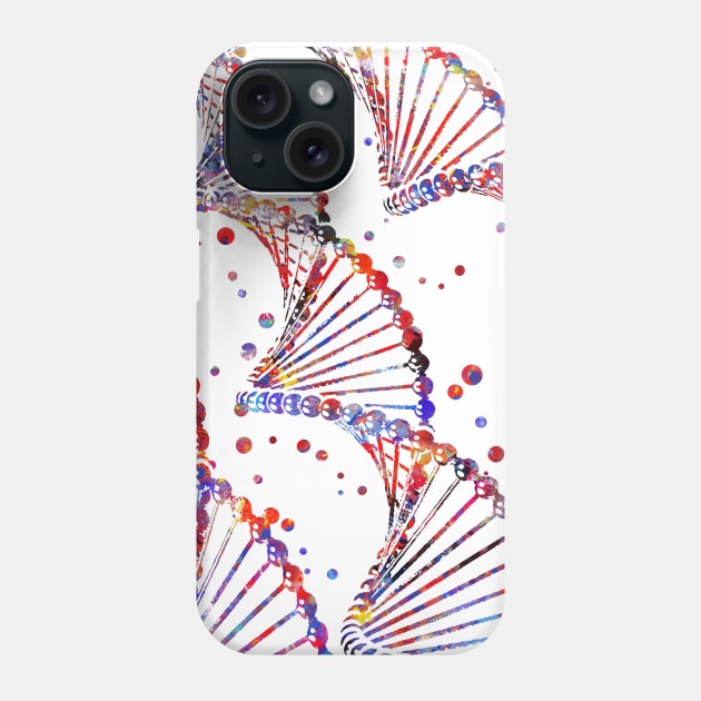 DNA molecule Phone Case by RosaliArt