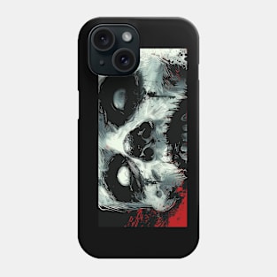 Death looking out close up on the eyes. Phone Case