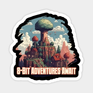 8-Bit Adventures Await Magnet