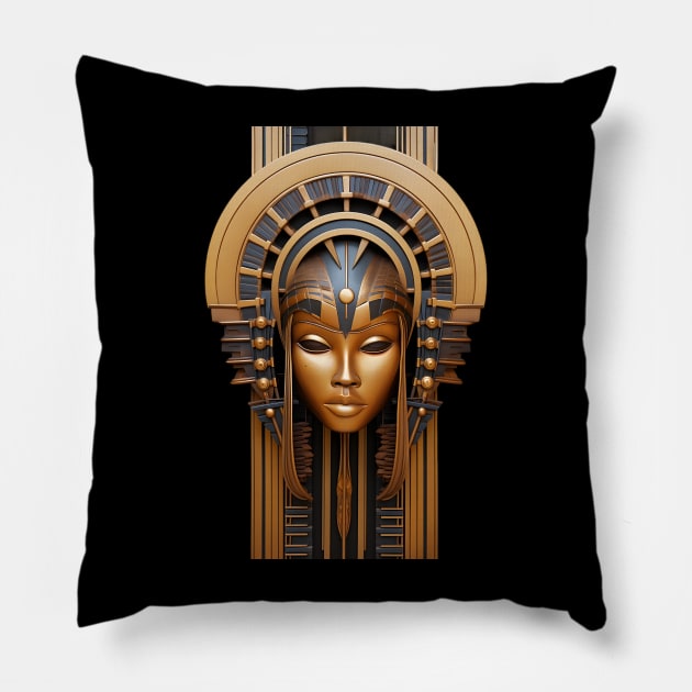 Art Deco Design 10 Pillow by Mistywisp