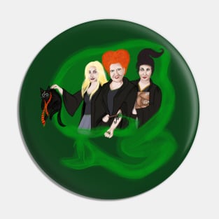 Kitty Potter and the Sanderson Sisters' Spell Pin