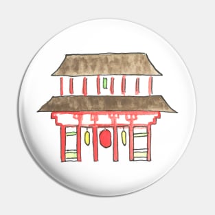 Tokyo Icons: Asakusa Temple Pin