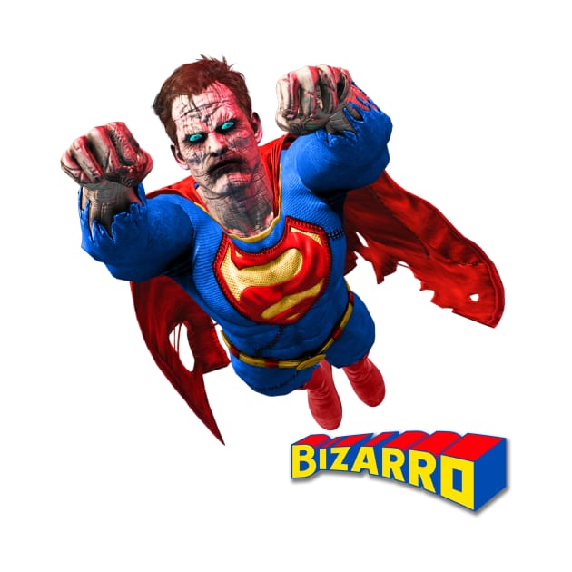 Bizarro Flying - Original by BigOrangeShirtShop