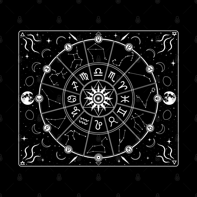 Zodiac Wheel by InkPerspective