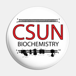 CSUN Biochemistry (Black Print) Pin