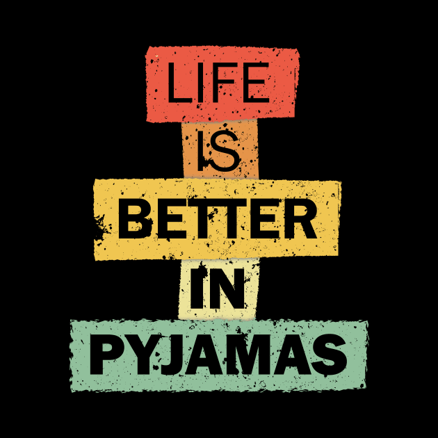 Life Is Better In Pyjamas funny quote saying by star trek fanart and more