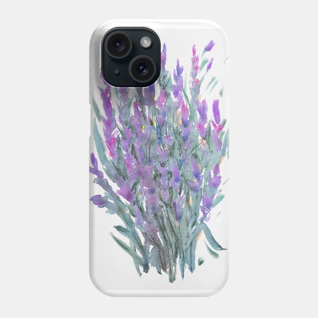 Lavender Phone Case by ArtKsenia