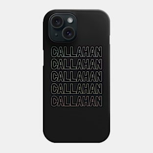 Callahan Name Pattern Phone Case