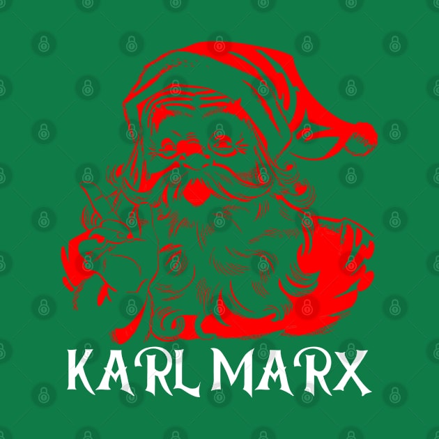 Santa Karl Marx by GrooveGeekPrints