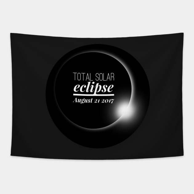 Total Solar Eclipse 2017 Tapestry by Leela