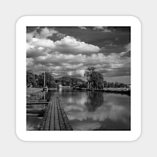 Dramatic clouds over the Göta Canal in Sweden Magnet