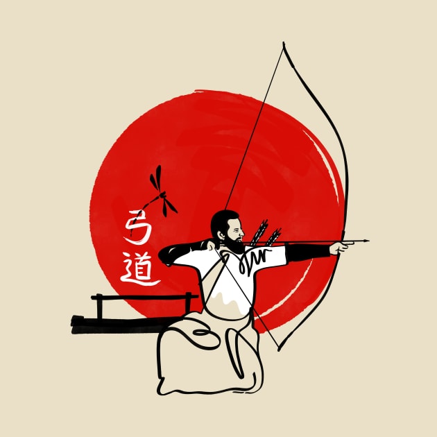 Kyudo #1 - Traditional Japanese archery (color) by ha11ok