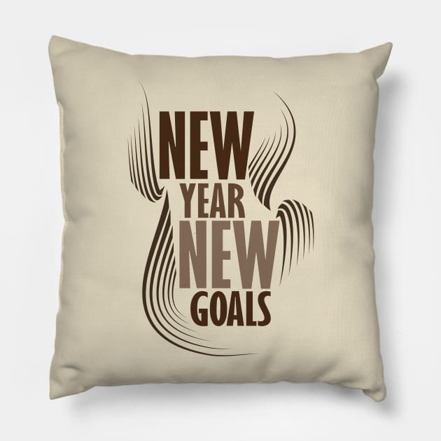 New Year New Goals!! Pillow by Day81