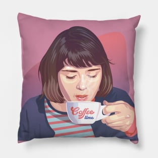 Coffee Time Pillow