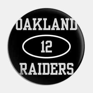 OAKLAND RAIDERS RICH GANNON / KENNY STABLER #12 Pin