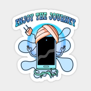 Enjoy The Journey Yoga Phone Magnet