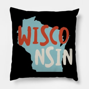 State of Wisconsin Pillow