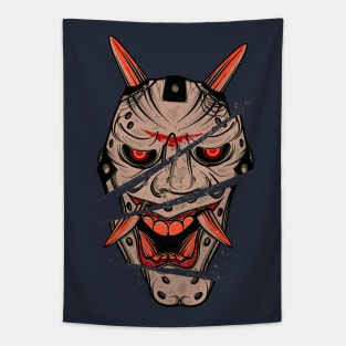 Oni Mask Tapestry