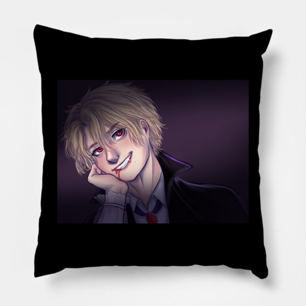 Vampire Boy Pillow by DragonWinnie