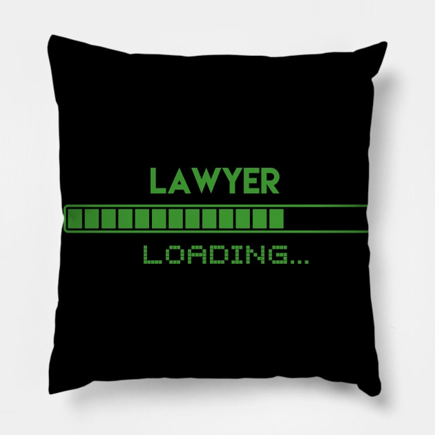 Lawyer Loading Pillow by Grove Designs