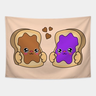 All i need is bread jam and peanut butter, Kawaii bread jam and peanut butter. Tapestry