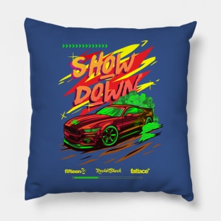 Ford Mustang pony GT Eco boost 2016 illustration graphics Pillow