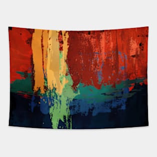 Abstract summer sunset Tapestry