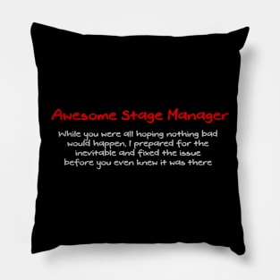 Awesome Stage Manager Pillow