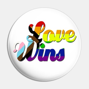 Love Wins Diverse Pride Flag Pin