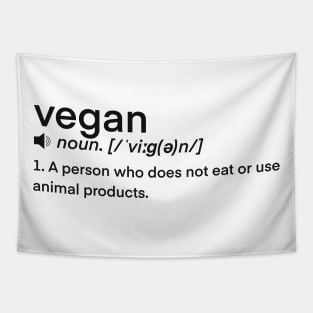 Dictionary Definition word- Vegan Tapestry