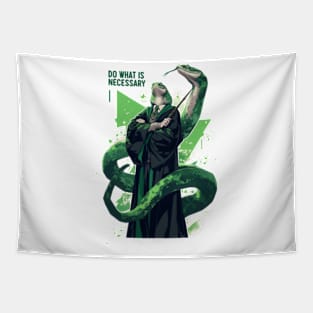 Do What Is Necessary - Wizard Snake - Fantasy Tapestry