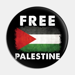 Free Palestine flag Pin