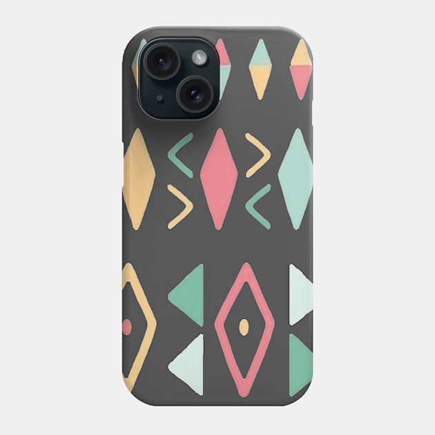 Watercolour Painted Patterns Phone Case by madmonkey