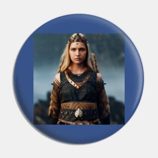 Viking Shield Maiden Pin