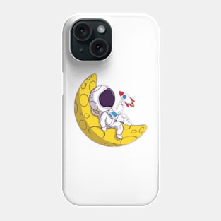 Sleep on the moon Phone Case