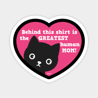 Cat Heart Humor T-Shirt Tee Shirt for mothers Gift Magnet