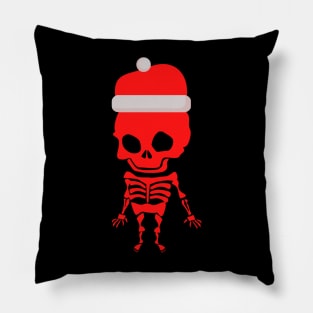 new year skeleton Pillow