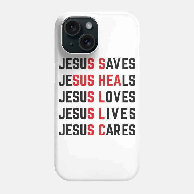 Jesus Cross Phone Case by CandD