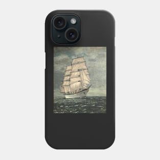 Jorge Foch - A German Sail Training ship Phone Case