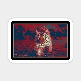 Tiger Pop art 6 Magnet