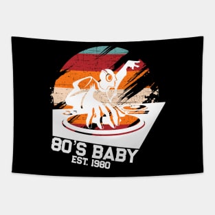 80's Baby Retro Music DJ Gift Tapestry