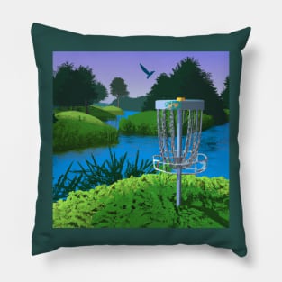 Disc Golf Amongst the Wetlands Pillow