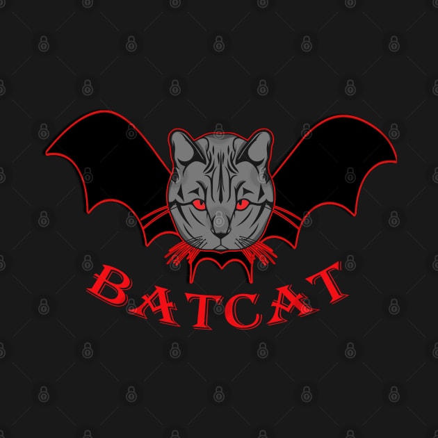 Funny Cat, Halloween, BATCAT, Trending 2018 Gift, Graphic Design by tamdevo1