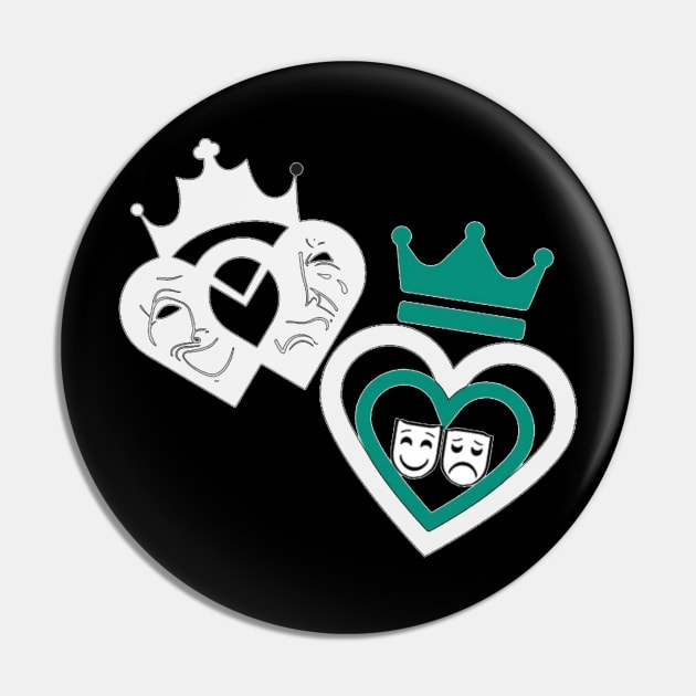 Luckenbooth Theatre Logo Inverted Colors Pin by luckenbooththeatre