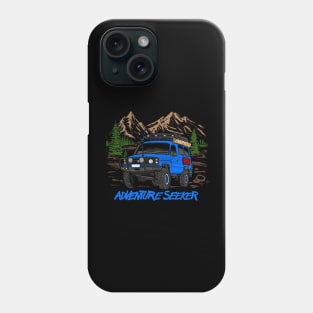 Land Cruiser Adventure Seeker - Blue Phone Case